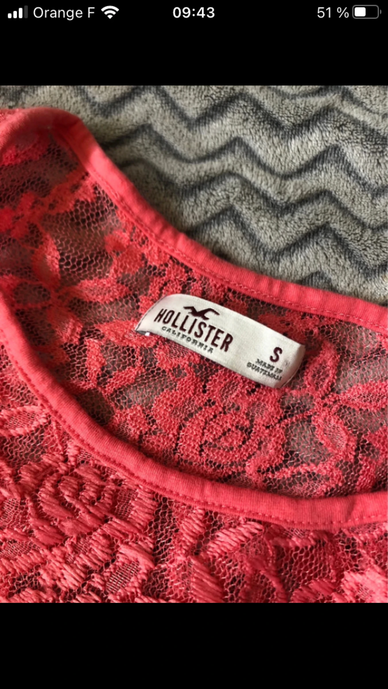 Long-sleeved lace blouse, size 36 – photo 3